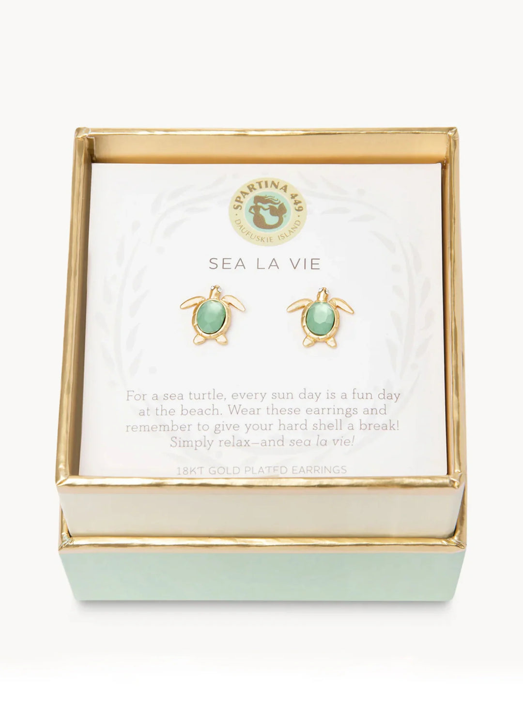 Sea La Vie Stud Earrings Sea La Vie/Sea Turtle