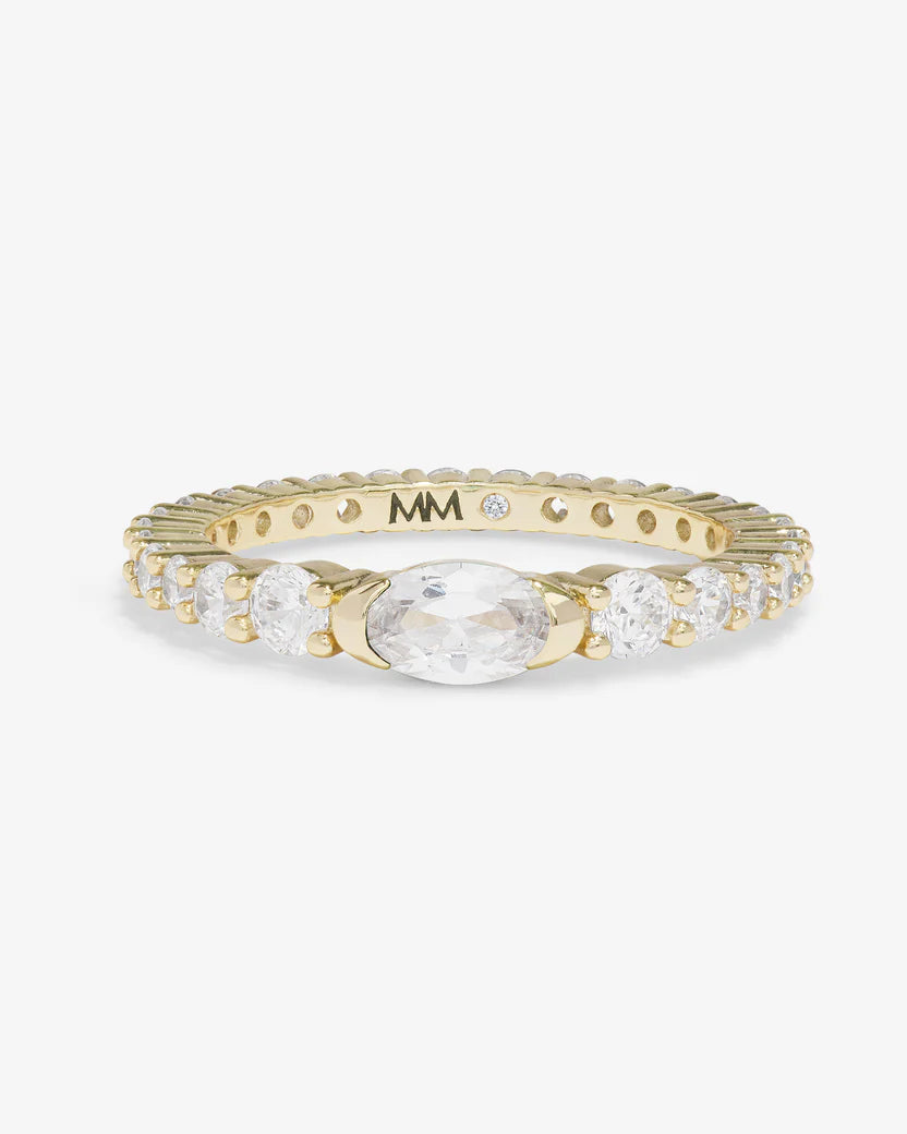 Maven Ring in Gold White