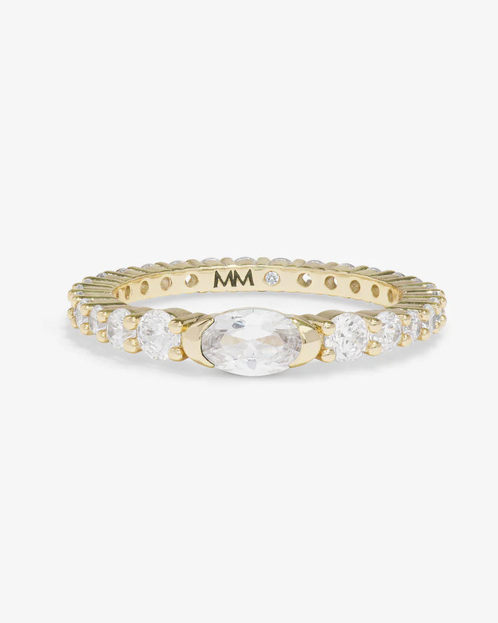 Maven Ring in Gold White