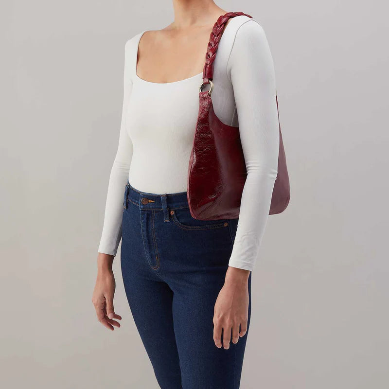 Madison Shoulder Bag - Garnet Red