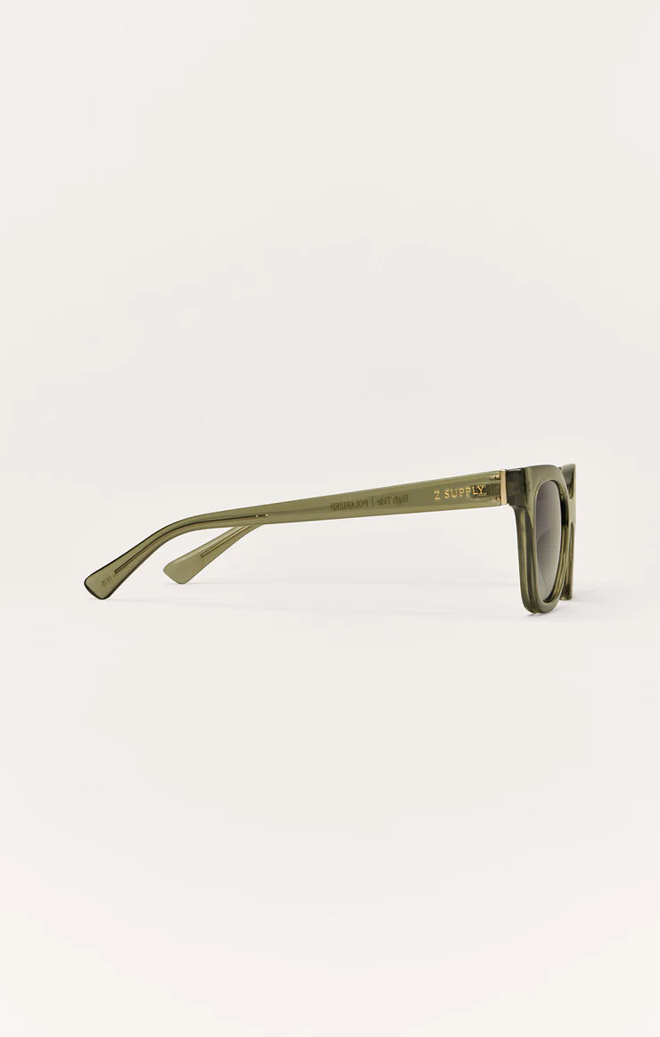 High Tide Olive Polarized Sunglasses