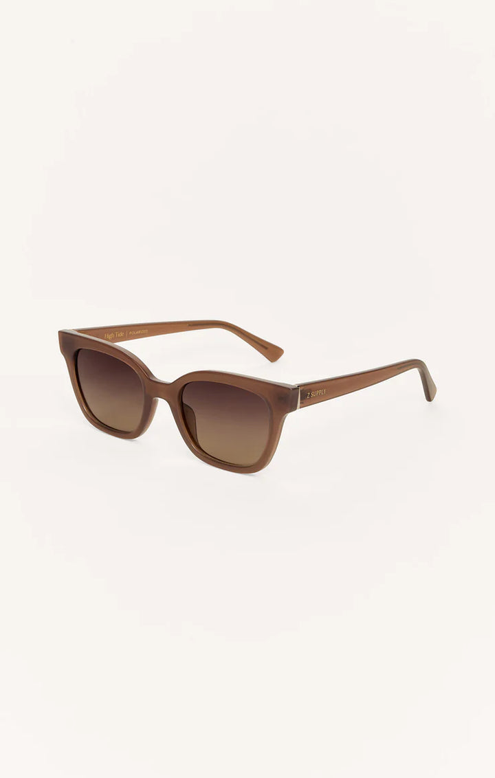 High Tide Taupe Gradient Polarized Sunglasses