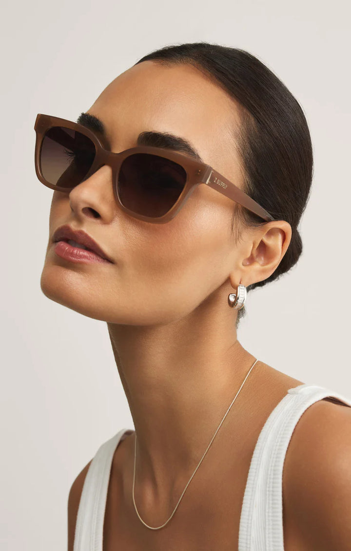High Tide Taupe Gradient Polarized Sunglasses
