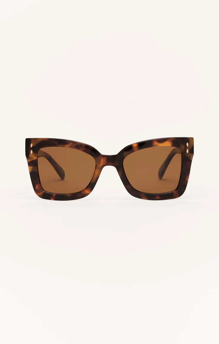 Confidential Marbled Bronze Tortoise Polarized Sunglasses