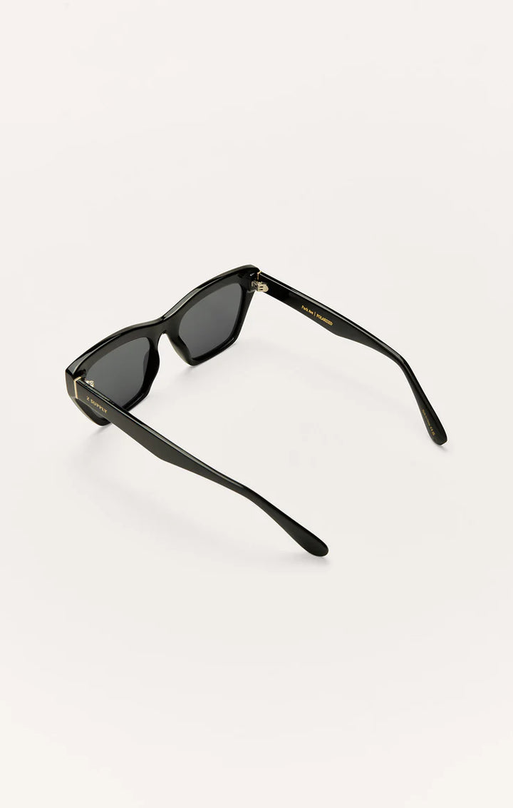 Park Ave Black- Grey Polarized Sunglasses