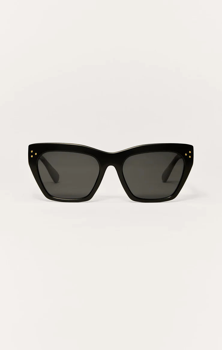 Park Ave Black- Grey Polarized Sunglasses