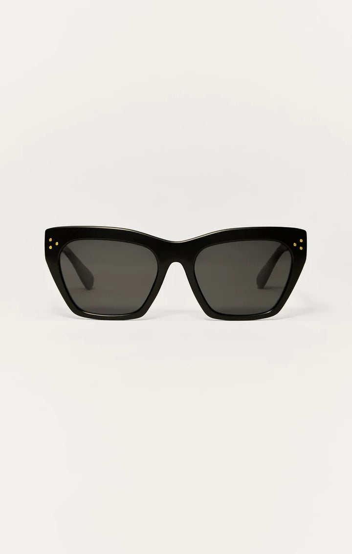 Park Ave Black- Grey Polarized Sunglasses