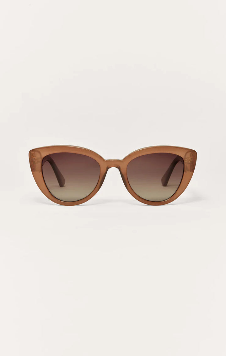 Golden Hour Taupe Gradient Polarized Sunglasses
