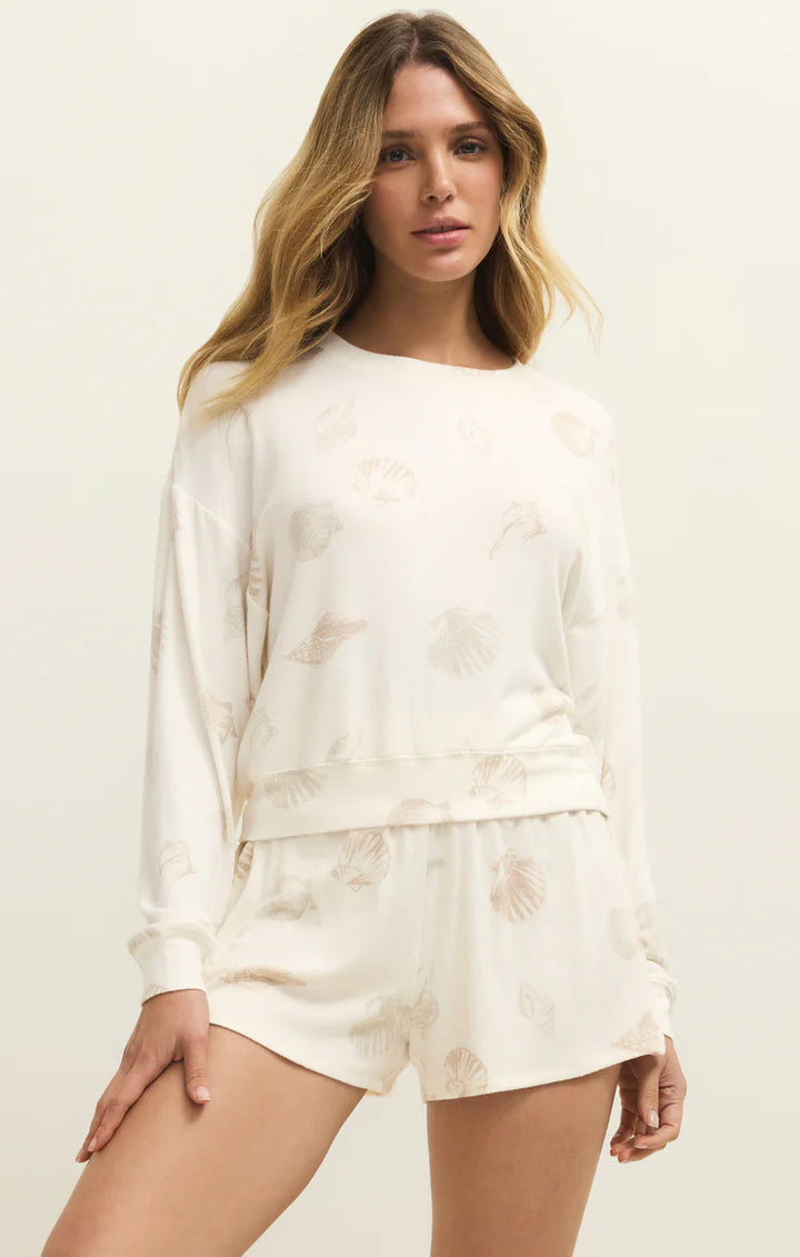 Bisous Shell Long Sleeve Top