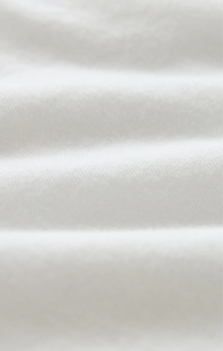 Junie Slub Tee Shirt in White