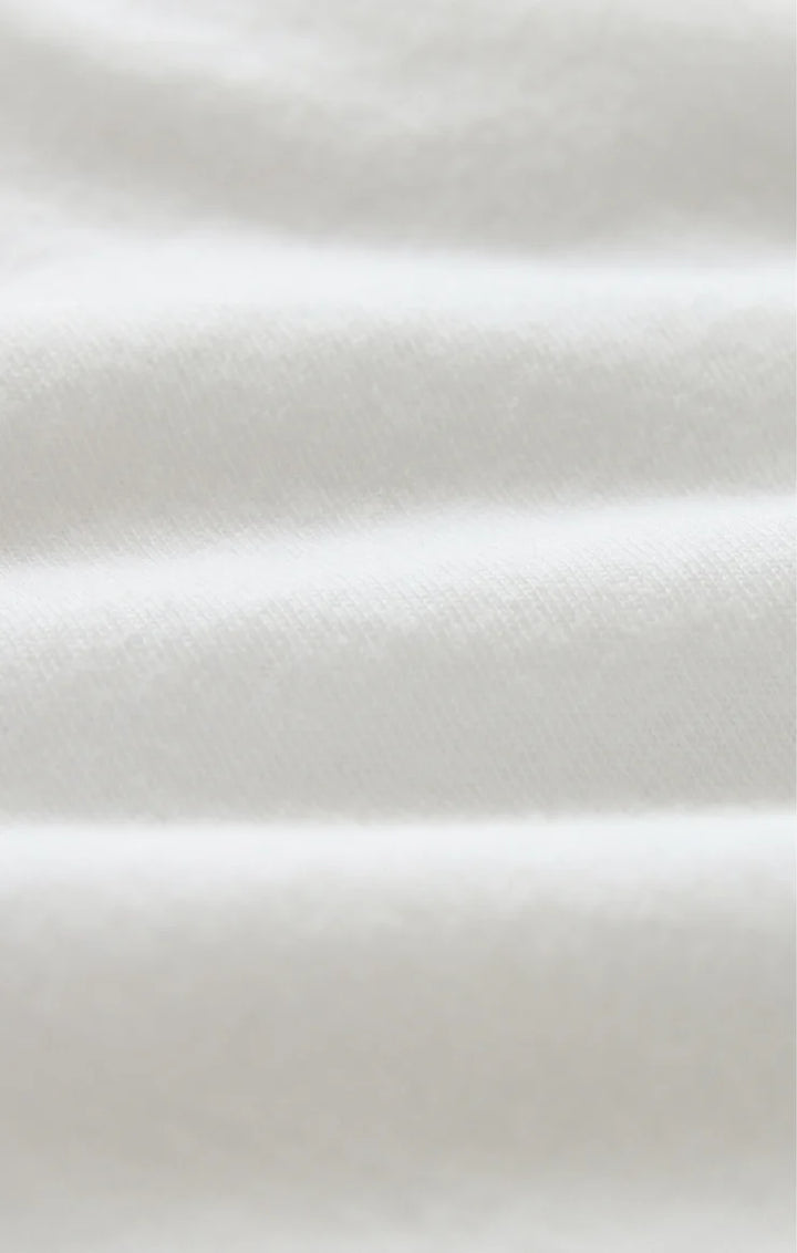 Junie Slub Tee Shirt in White