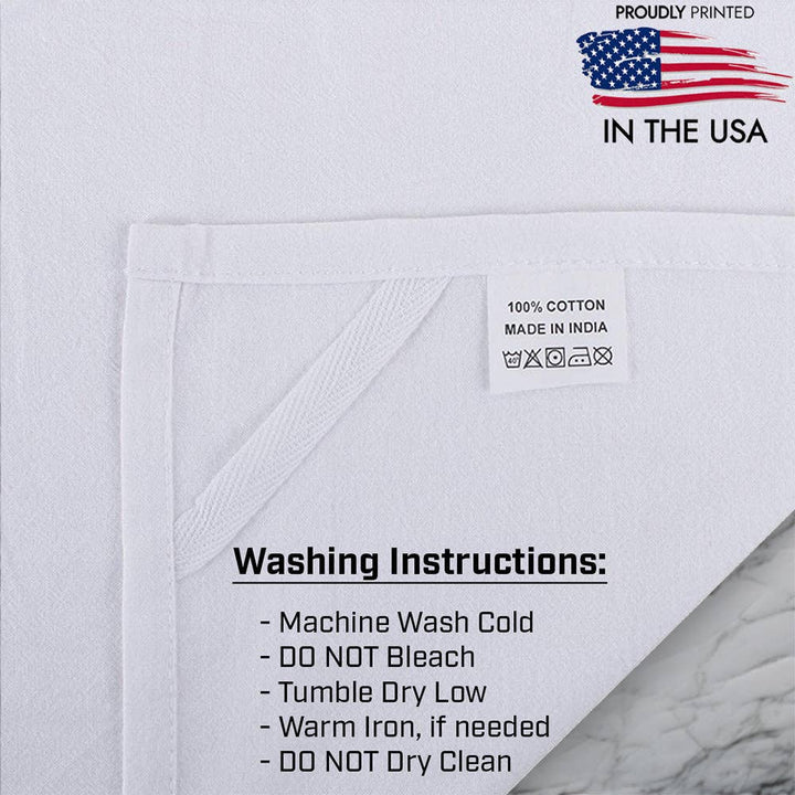 Christmas Sea Turtle Species Kitchen Tea Towel - No Words