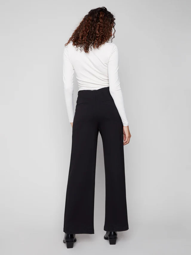 Wide Leg Pants in Black