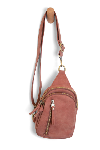 Spice Faux Suede Skyler Sling Bag