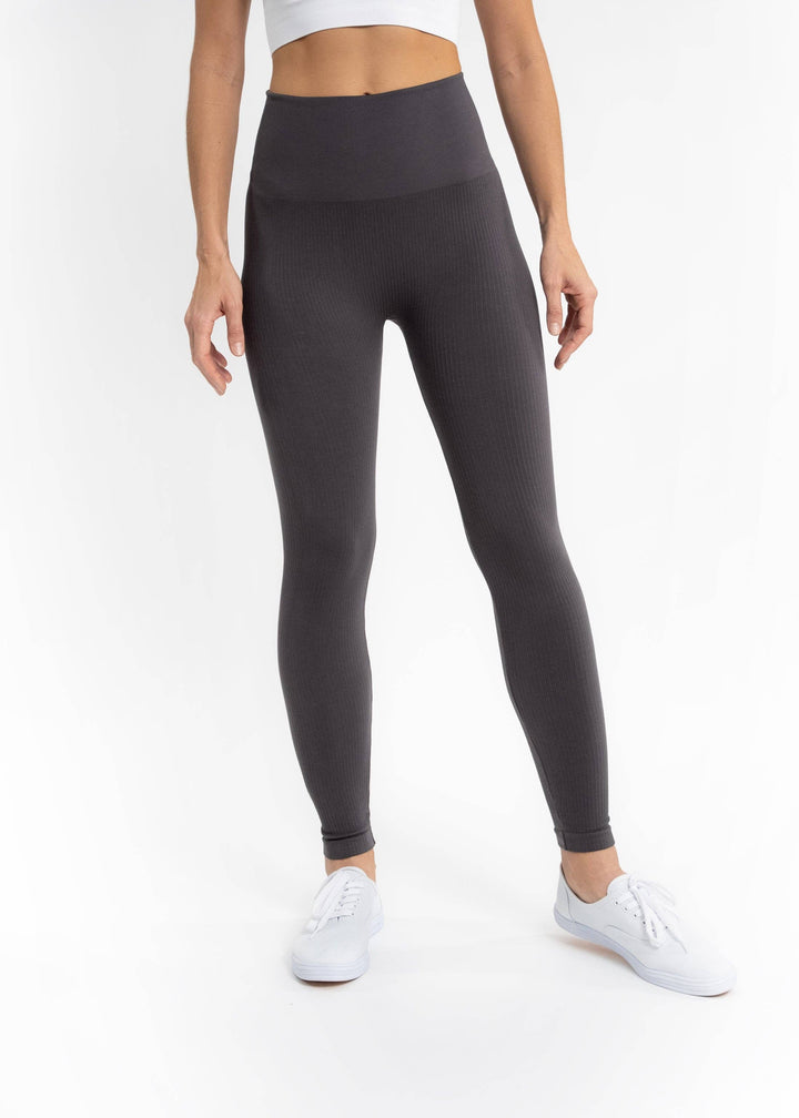 Ribbed High Waist Leggings