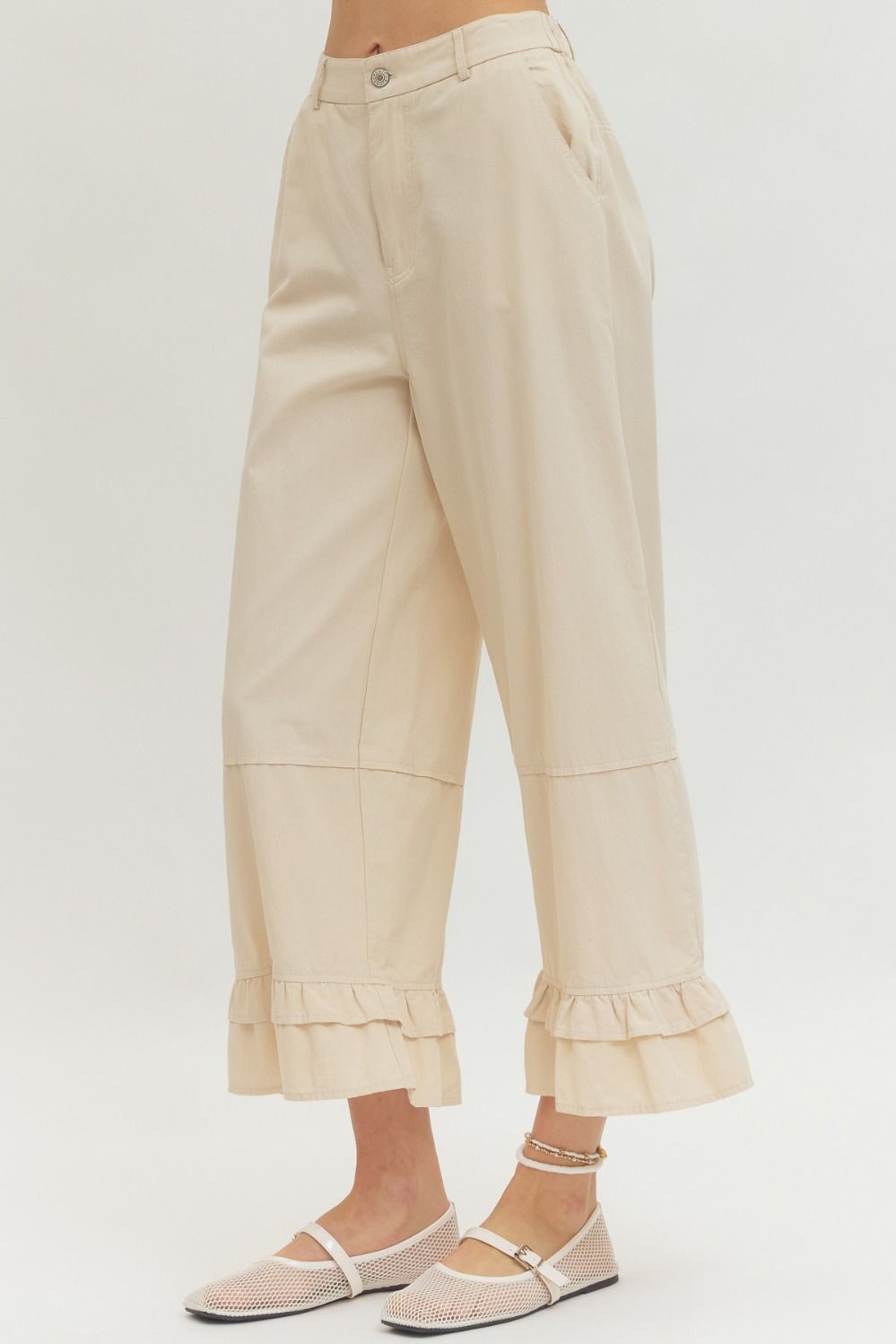 Stella Pants in Ecru