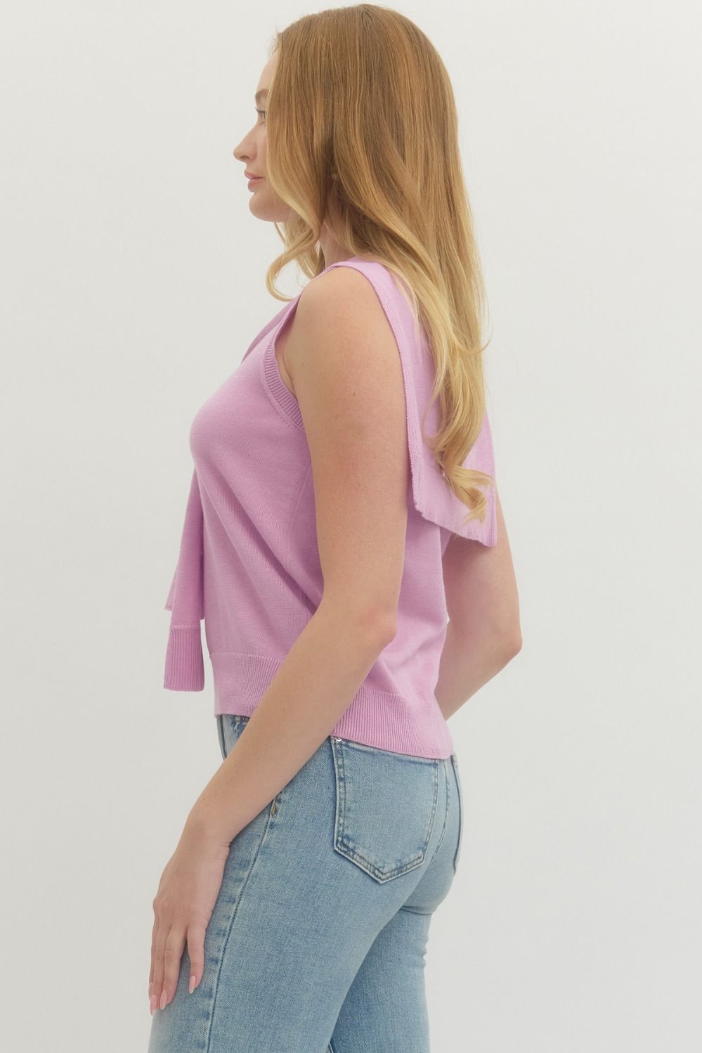 Clover Tank Top in Light Pink