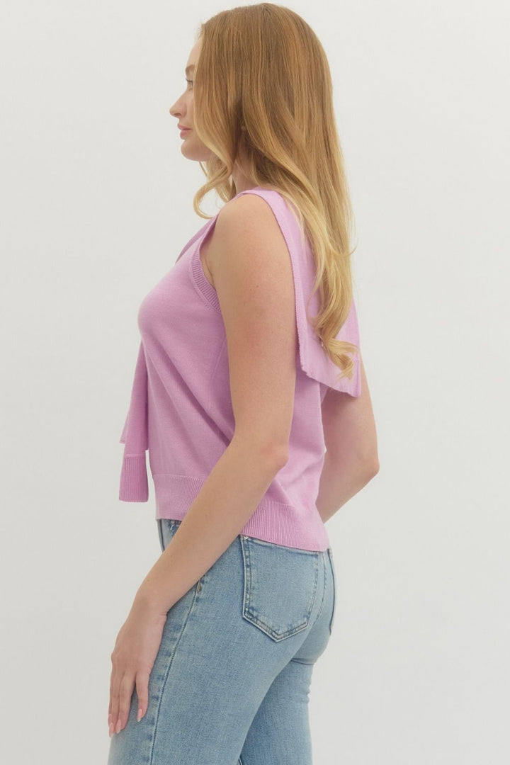 Clover Tank Top in Light Pink