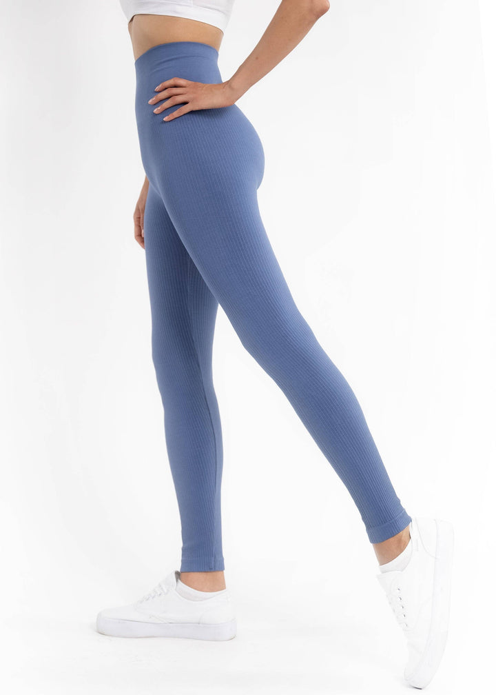 Ribbed High Waist Leggings
