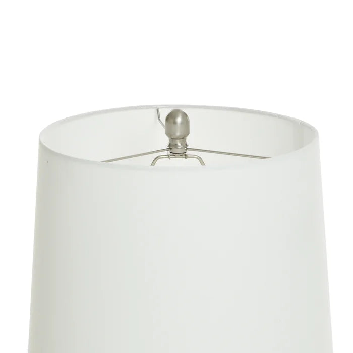 Cannoli Cream Ceramic Body Table Lamp