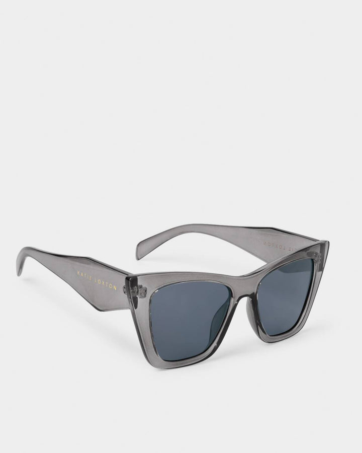 Porto Sunglasses in Grey Transparent