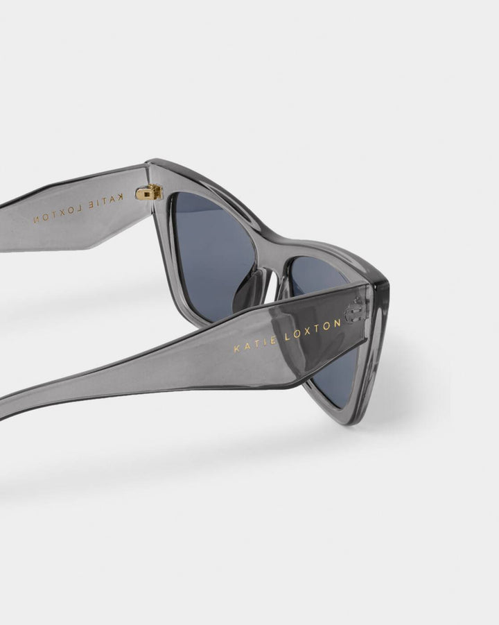 Porto Sunglasses in Grey Transparent