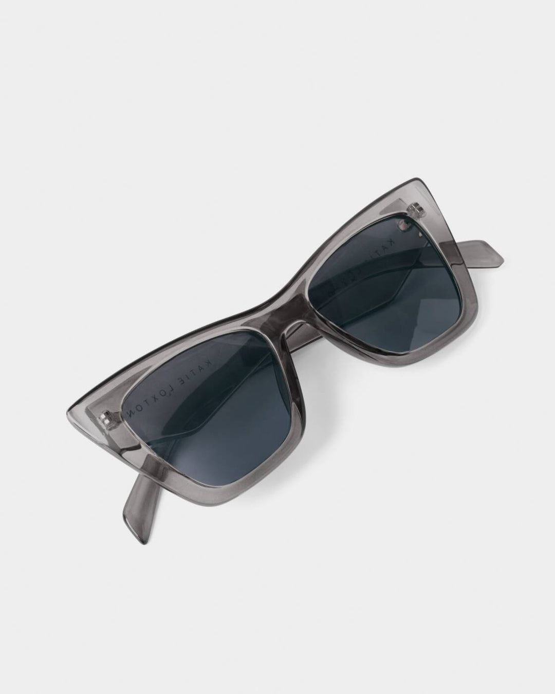 Porto Sunglasses in Grey Transparent