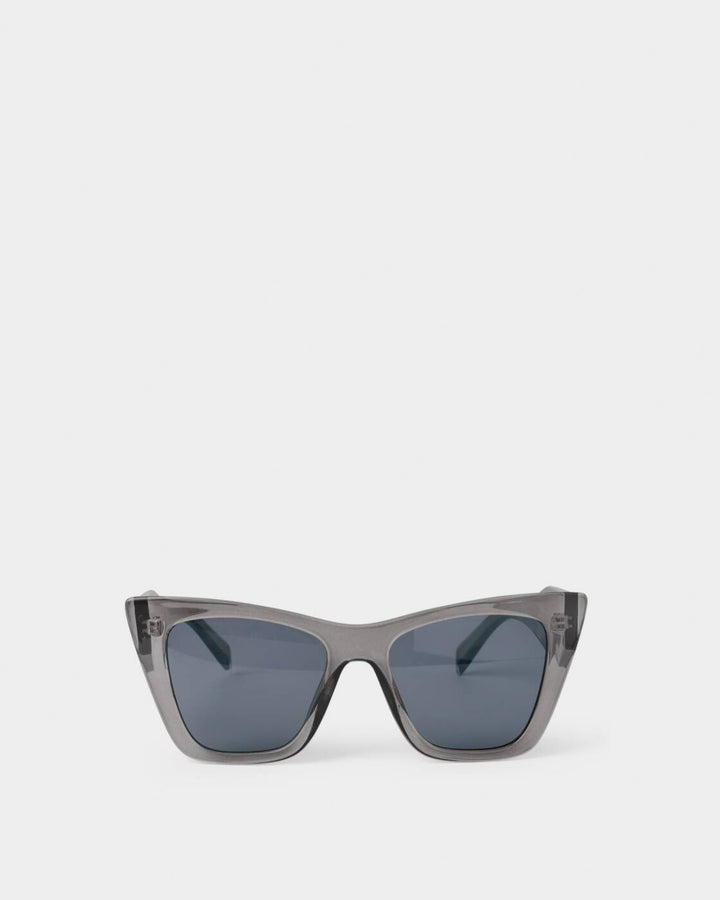 Porto Sunglasses in Grey Transparent