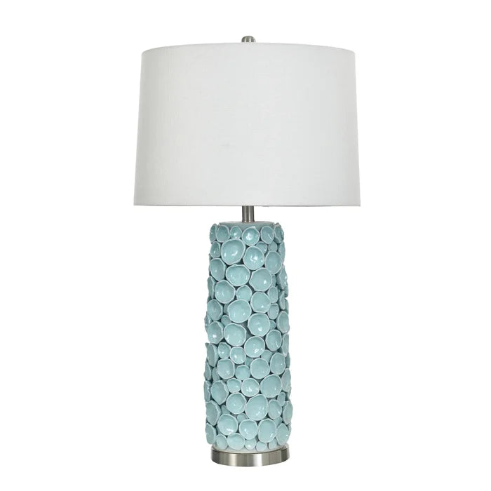 Naha Blue Ceramic Table Lamp