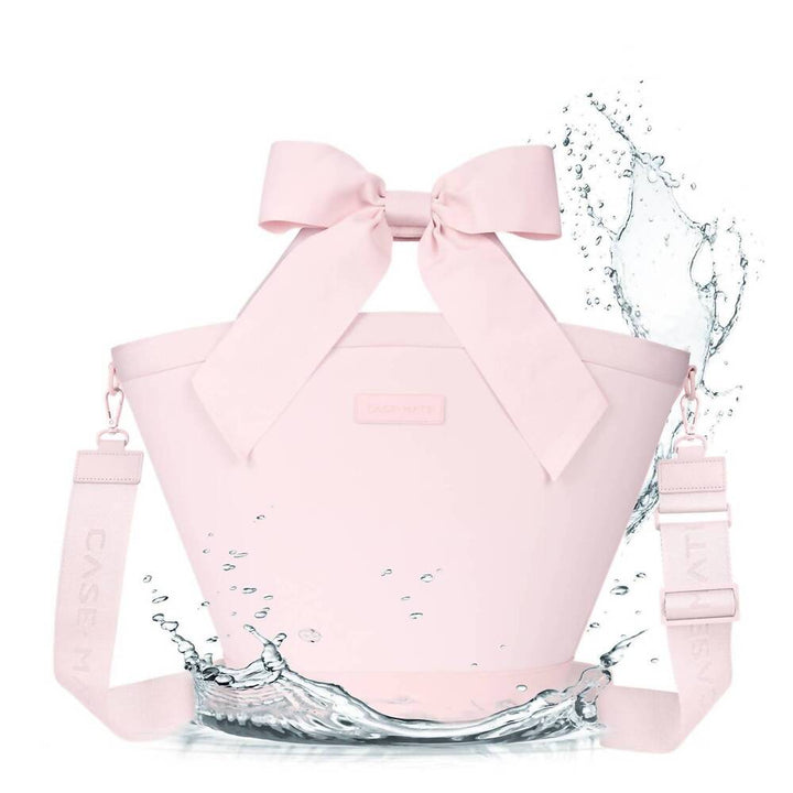 Case Mate 7L Jelly Cooler Tote in Ballet Pink Bow