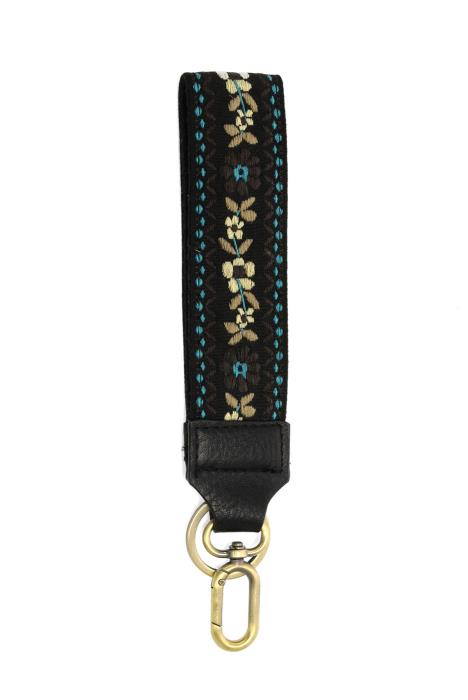 Neutral Daisy Trail Easy Find Wristlet