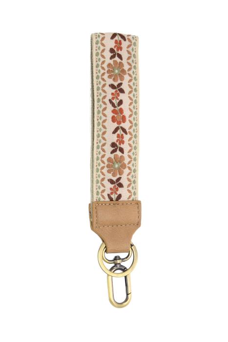 1.5in Cocoa Daisy Trail- Easy Find Wristlet