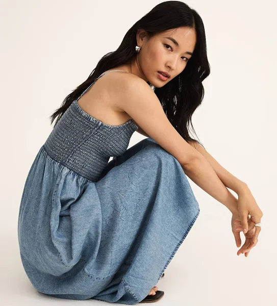 Bayside Chambray Midi Dress