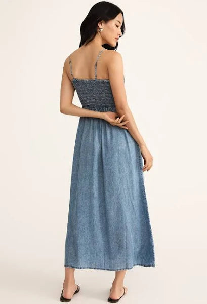 Bayside Chambray Midi Dress