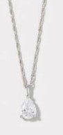 Sea La Vie Exceptional Pear Shine Collection in Silver