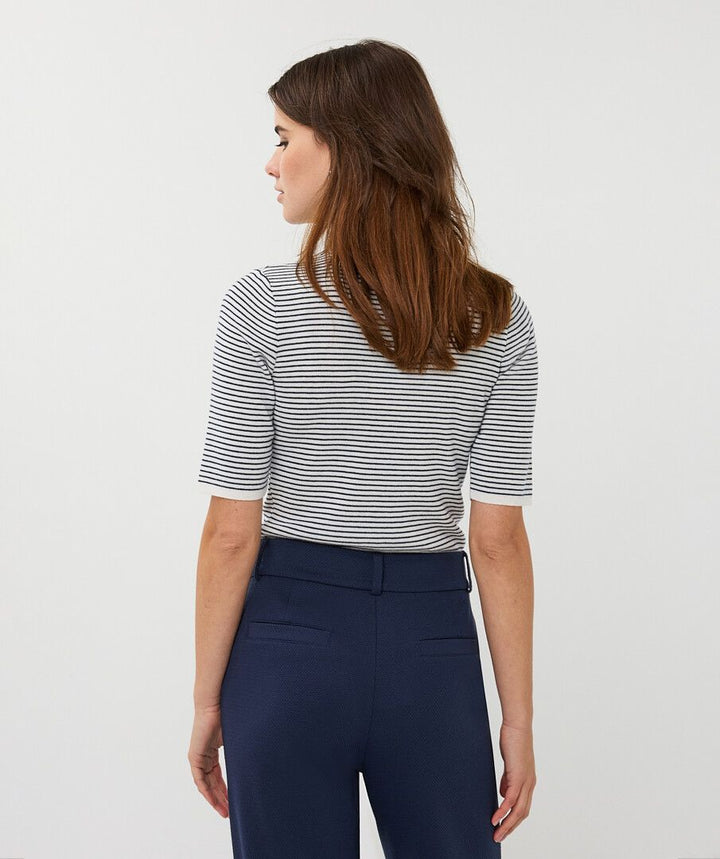 Sweater Short Sleeve Striped
