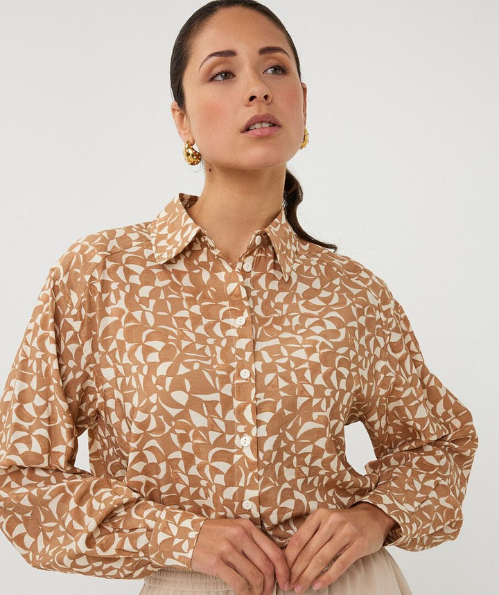 Blouse Boxy Scarlet Small Graphic